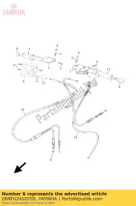 yamaha 2RNF62460000 grip over het geheel - Onderkant
