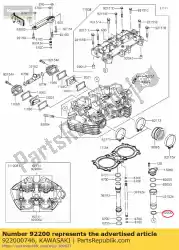 Tutaj możesz zamówić podk? Adka 22x26x1,2 od Kawasaki , z numerem części 922000746: