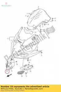 suzuki 9441217H00 net, apport, r - La partie au fond