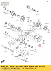 Qui puoi ordinare shaft-comp, contatore kvf300ccf da Kawasaki , con numero parte 13234Y003: