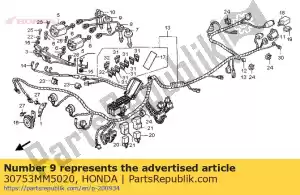 Honda 30753MM5020 berretto 3, alta tensione - Il fondo