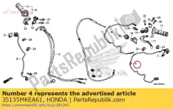 Aqui você pode pedir o interruptor definido, parada do motor e modo em Honda , com o número da peça 35135MKEA61: