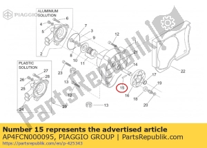 aprilia AP4FCN000095 rouleau d2.5x19.8 - La partie au fond