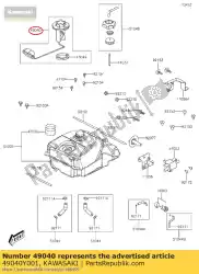 Aquí puede pedir bomba de combustible de Kawasaki , con el número de pieza 49040Y001: