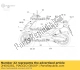 Right lower band decal under-footrest Aprilia 2H000282