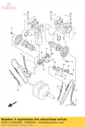 Tutaj możesz zamówić wspornik, wa? Ek rozrz? Du 1 od Yamaha , z numerem części 3D8121940000: