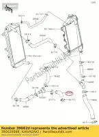 390620088, Kawasaki, resfriamento de mangueira kawasaki kx  f klx r kx450f klx450r klx450 kx450 450 , Novo