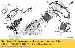 Aqui você pode pedir o emblema asa de ouro em Honda , com o número da peça 83153MKCA00: