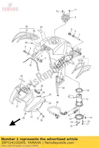 yamaha 39PY24100009 zbiornik paliwa komp. - Dół