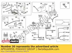 Ici, vous pouvez commander le capuchon auprès de Piaggio Group , avec le numéro de pièce AP9100959: