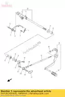 5VY181400000, Yamaha, leva del tappo completa yamaha fz yzf r 800 1000 2004 2005 2006 2007 2008 2009 2010 2011 2012 2013 2014 2015, Nuovo