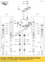 440261738, Kawasaki, garfo dianteiro da mola, k = 0 kx65-a3 kawasaki  kx 65 2002 2003 2005 2006 2007 2008 2009 2010 2011 2012 2013 2014 2015 2016 2017 2018 2019 2020, Novo