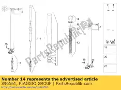 Ici, vous pouvez commander le piston. Achevée auprès de Piaggio Group , avec le numéro de pièce 896561: