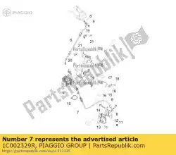 Aqui você pode pedir o bremsschlauch abs em Piaggio Group , com o número da peça 1C002329R: