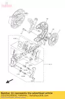 3JD259190000, Yamaha, support, coussin yamaha  yfm yfz yz yzf 125 250 450 700 1989 1990 1991 1992 2004 2005 2006 2007 2008 2009 2010 2011 2012 2013 2014 2015 2016 2017 2018 2019 2020 2021, Nouveau