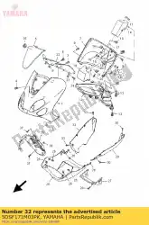 Qui puoi ordinare talpa, coperchio laterale 2 da Yamaha , con numero parte 5DSF171M03PK: