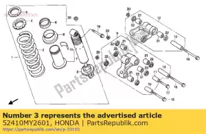 Honda 52410MY2601 compuerta compuerta, rr. - Lado inferior