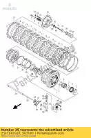 2327141G20, Suzuki, Arm, koppeling loslaten suzuki gsx r 600 750, Nieuw