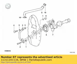 bmw 11311341134 rotor (from 06/1994) (to 12/1997) - Bottom side