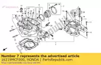 16219MCF000, Honda, Opaska, izolator honda vtr fire storm f  sp1 vtr1000sp trx700xx 1000 700 , Nowy