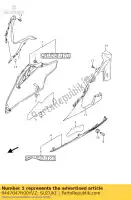 9447047H00YVZ, Suzuki, capa, capota suzuki gsx r1000 r1000a 1000 , Novo