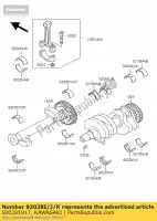 920281917, Kawasaki, bucha, virabrequim, bl kawasaki gtr  a kle zrx s zzr d gpz ninja r e er twister zx10 tomcat b zx turbo en c zl eliminator zr7 f uni trak rx zr zephyr ex500 zx1000 vulcan zx750 gt z750 p g gpz750 gpz750r gpz900r ltd450 1000gtr gpz1000rx gpz500s zl1000 10 en500 zz r1100 750 kle50, Novo