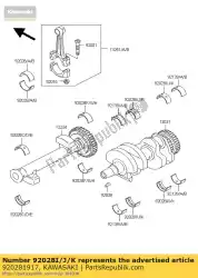 Here you can order the bushing,crankshaft,bl from Kawasaki, with part number 920281917: