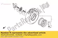 45251HC0000, Honda, disk, fr. brake (sunstar) honda trx ex  trx300ex fourtrax sporttrax sportrax 300 , New