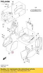 Ici, vous pouvez commander le coussin, côté co auprès de Suzuki , avec le numéro de pièce 4713239G00: