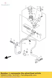 suzuki 5980021H00 cylinder assy,c - Bottom side