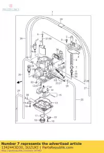 Suzuki 1342443D30 colarinho, acelerador - Lado inferior