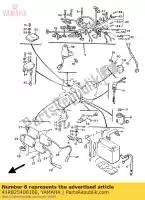 41R825400100, Yamaha, interruttore neutro assy yamaha xvz xvztd venture royal 1300 13, Nuovo