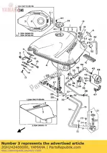 Yamaha 2GH242400000 graphic set - Bottom side