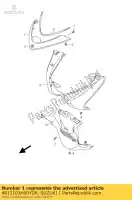 4813103H00YD8, Suzuki, ok?adka, przód uh suzuki uh burgman g  uh125 uh200 200 125 , Nowy