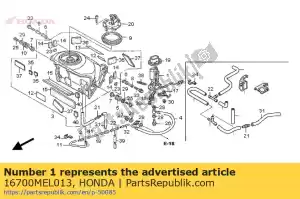 honda 16700MEL013 zespó? pompy, paliwo - Dół