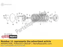 Qui puoi ordinare vite esagonale da Piaggio Group , con numero parte AP0941506: