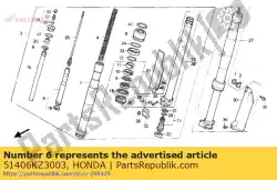 Tutaj możesz zamówić brak opisu w tej chwili od Honda , z numerem części 51406KZ3003: