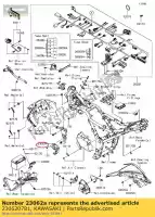 230620781, Kawasaki, bracket-comp ex300adf kawasaki  ninja 300 2013 2014 2015 2016 2017, Nuevo