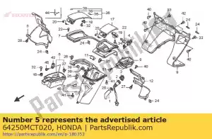 Honda 64250MCT020 pocket assy., r. interno - Il fondo