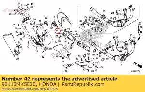 honda 90116MKSE20 perno especial 5x8 - Lado inferior