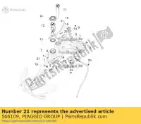 566109, Piaggio Group, Rivetto strappante vespa gts gts super rp8m45410 vespa gts vespa gts super 125 150 300 2011 2012 2014 2016 2017, Nuovo