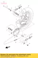 956041820000, Yamaha, tuerca, brida yamaha fz fzr gts wr xjr xv 125 400 535 600 750 1000 1200 1300 1989 1990 1992 1994 1995 1996 1997 1998 1999 2000 2001 2009 2010 2011, Nuevo