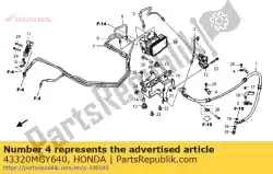 geen beschrijving beschikbaar op dit moment van Honda, met onderdeel nummer 43320MGY640, bestel je hier online: