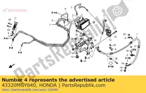 honda 43320MGY640 geen beschrijving beschikbaar op dit moment - Onderkant