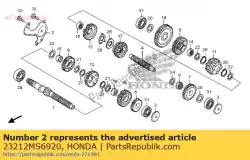 Aqui você pode pedir o placa, configuração de rolamento em Honda , com o número da peça 23212MS6920: