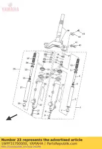 yamaha 1WPF31700000 cylinder komp - Dół