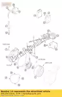 58639031600, KTM, cdi 640 duke / sm 06 ktm adventure duke lc4 smc sxc 625 640 2003 2005 2006, Nuevo