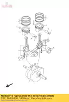 5S7116030000, Yamaha, zuigerveren set (std) yamaha  xvs 950 2009 2010 2011 2012 2014 2015 2016 2017 2018 2019 2021, Nieuw