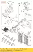 50330007600II, KTM, piston ii cpl. 125 20 ktm sx sxs europe 125, Nouveau