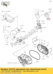 Ici, vous pouvez commander le 01 assiette auprès de Kawasaki , avec le numéro de pièce 132722060: